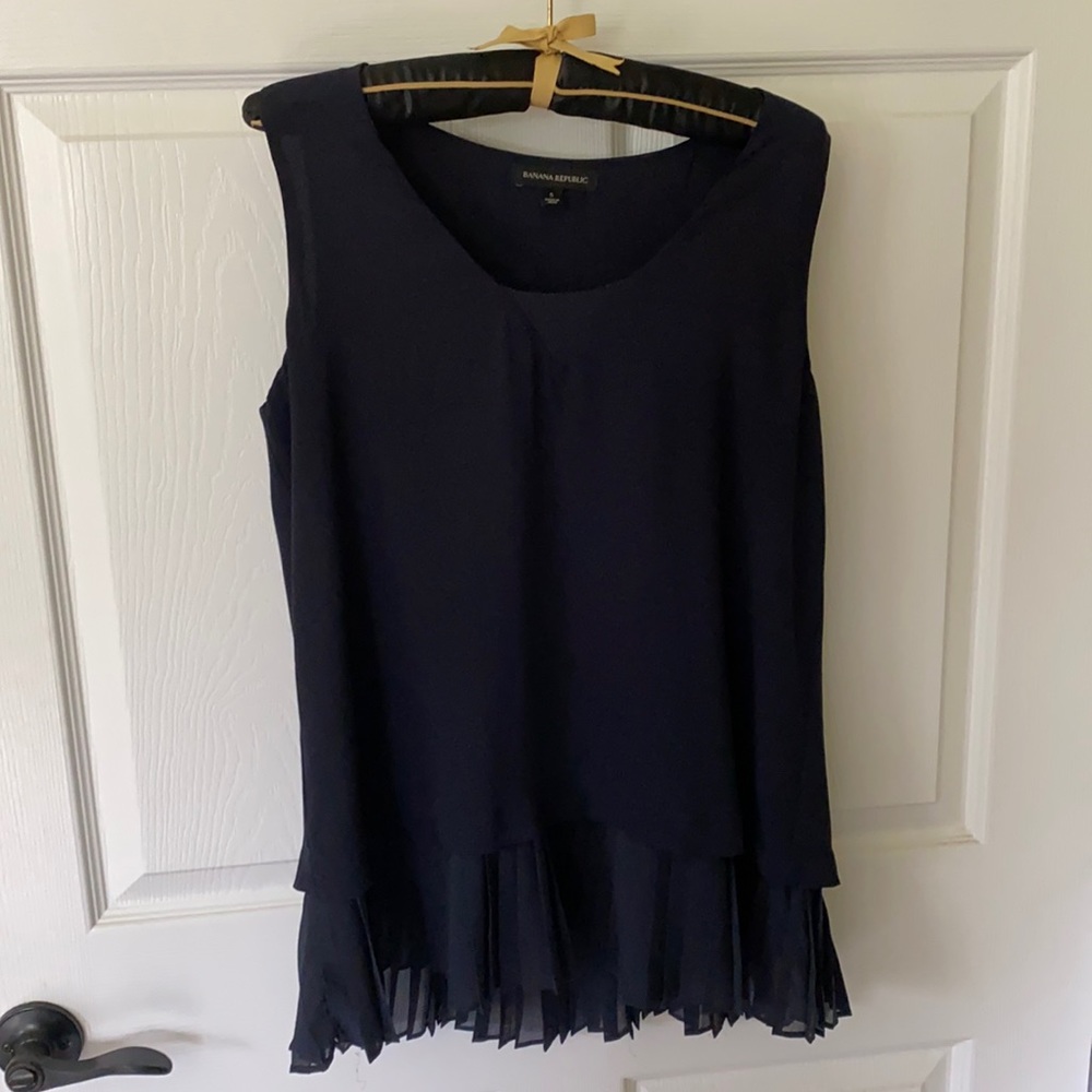 Navy Banana Republic Top Size S